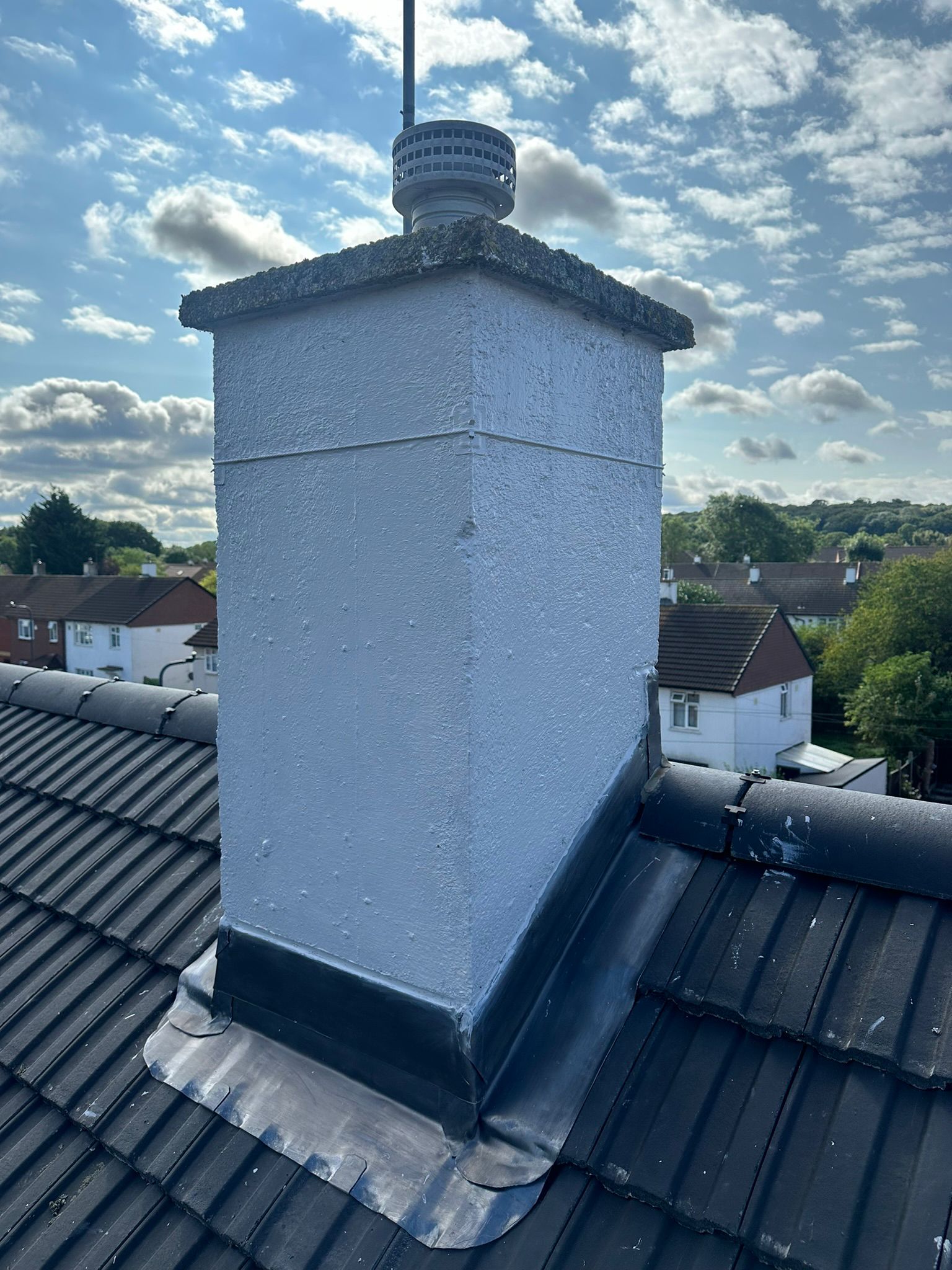 Chimney repair work